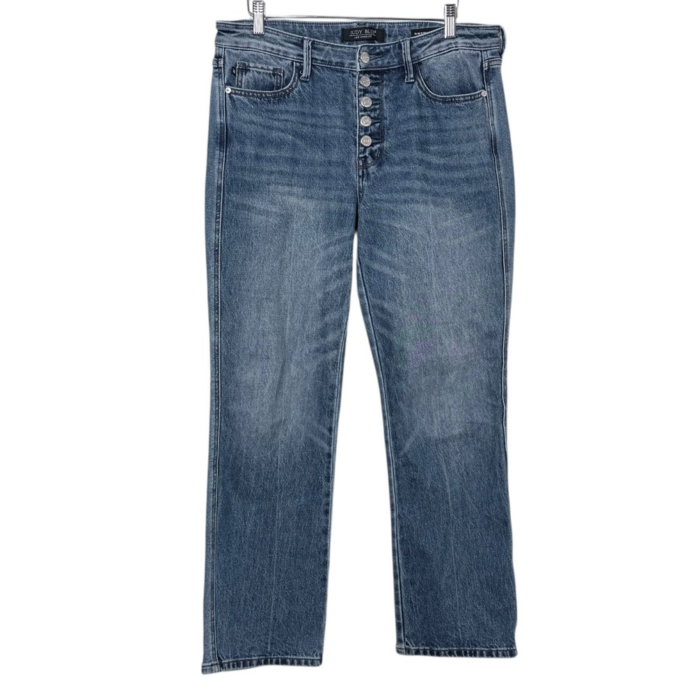 Judy Blue Women's Straight Leg Jeans - Size 9 - Picture 3 of 12